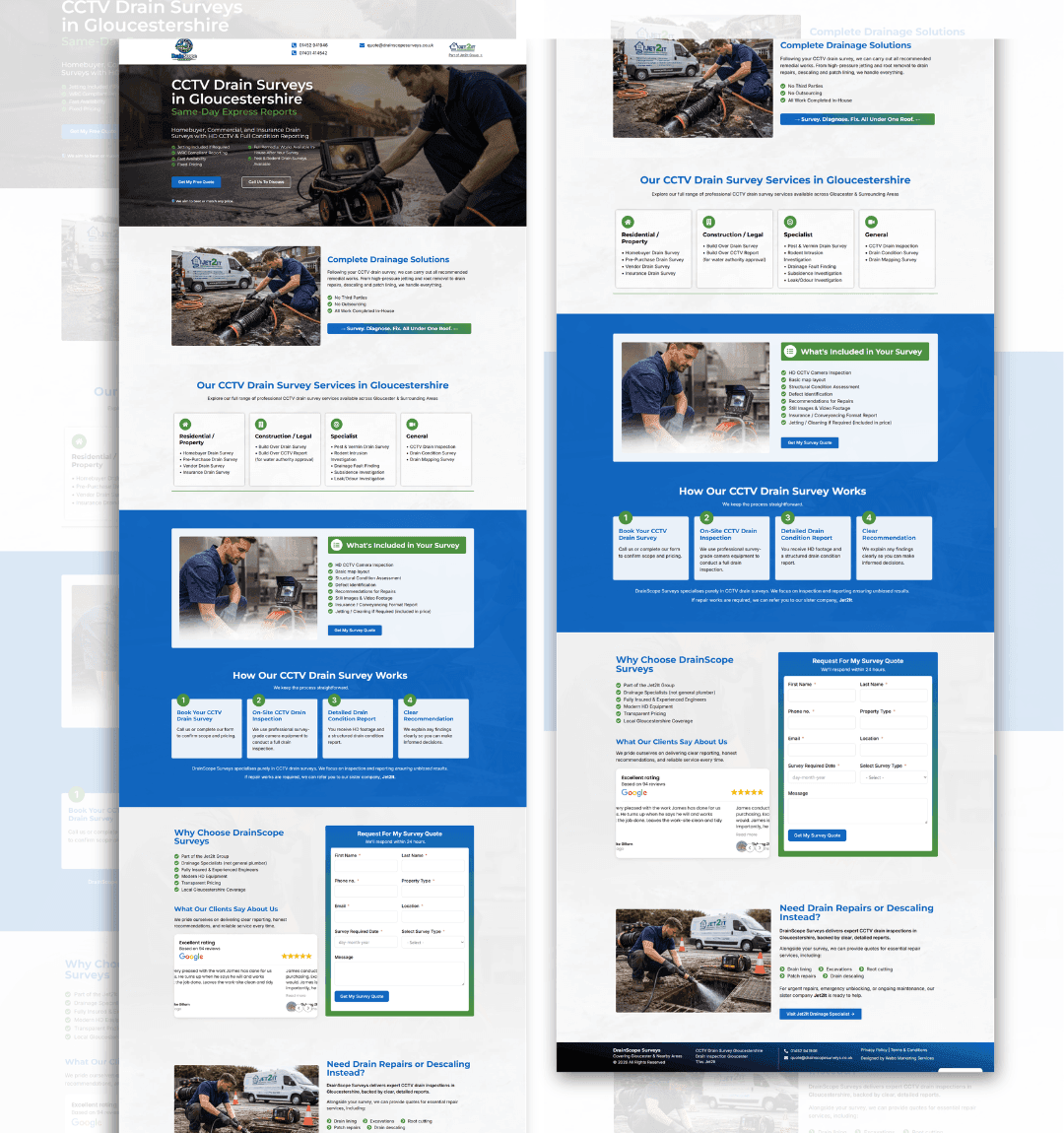 Drainscope Survey website