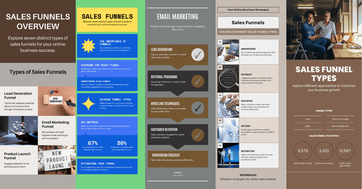 Different Types of Funnels for Online Business: A 7-Step Guide to Sales Growth